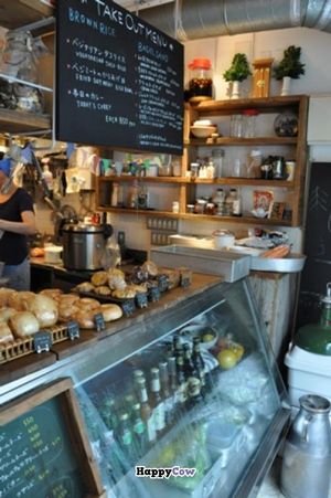 Inside the cafe at Alaska Zwei in Tokyo