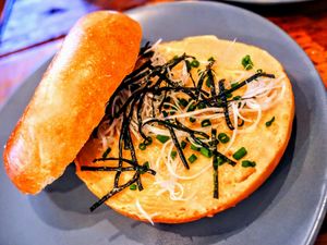 White miso bagel at Alaska Zwei in Tokyo