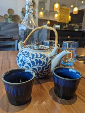 Jasmine Tea at Makin Thai food in Guelph