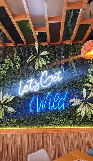 Inside of the restaurant at Wild in Bohol