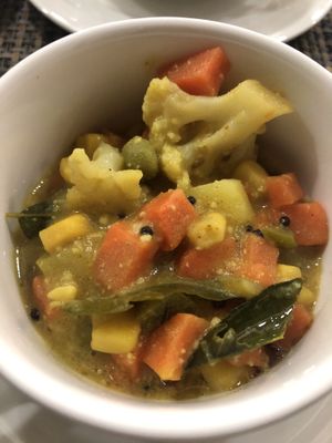 Vegetable curry   at Mezzahto - Majlis Grand Mercure in Abu Dhabi