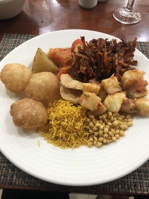 Indian snacks   at Mezzahto - Majlis Grand Mercure in Abu Dhabi