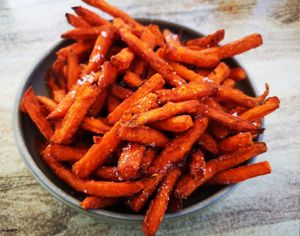 Sweet Potato Fries at Boundary Island Brewery in Erskine