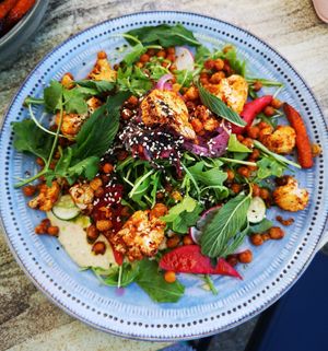 Spiced Cauliflower at Boundary Island Brewery in Erskine