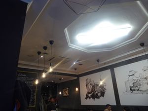 Issan thai street food decor at Issan Street Food in Brussels