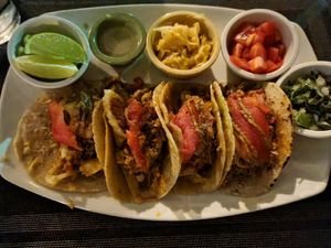 Tacos al Pastor at Aragoncito Bistro al Carbón in Lanquin