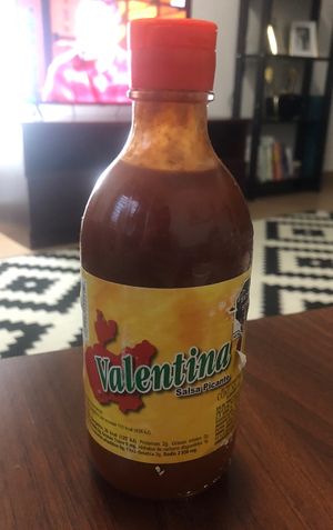 Free bottle of hot sauce!   at Burro Blanco - Masdar City in Abu Dhabi