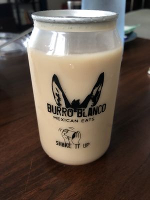 Horchata   at Burro Blanco - Masdar City in Abu Dhabi