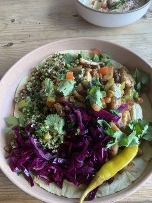 Celeriac Sharwama  at The Kitchen @ Brixton Yoga in Leamington Spa