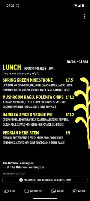  at The Kitchen @ Brixton Yoga in Leamington Spa