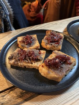 Pecan butter and cranberry bread   at The Kitchen @ Brixton Yoga in Leamington Spa