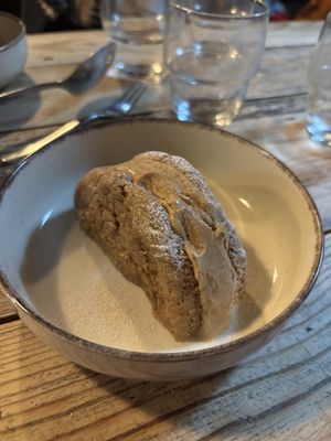 Cinnamon cookie and ice cream sandwich   at The Kitchen @ Brixton Yoga in Leamington Spa