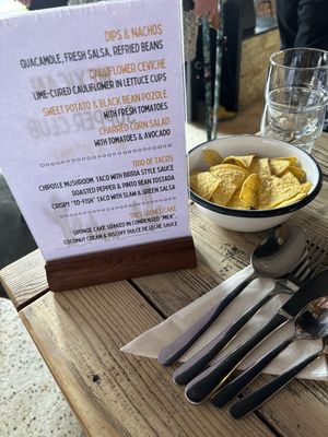 The menu!  at The Kitchen @ Brixton Yoga in Leamington Spa