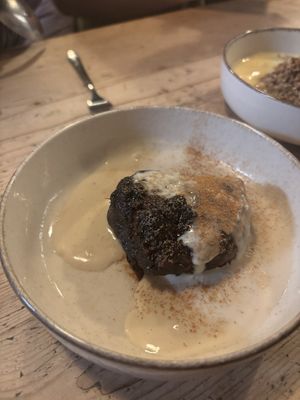 -CLASSIC XMAS PUDDING -
SERVED WITH BRANDY CREAM  - amazing   at The Kitchen @ Brixton Yoga in Leamington Spa