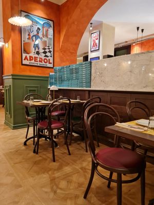 Inside tables at Crocca - Verona in Verona