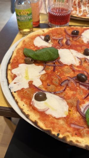 Vegan Pizza with vegan Mozzarella   at Crocca - Verona in Verona