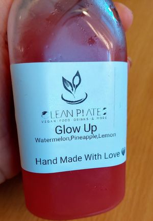 Juices are incredible. This tasted like birthday cake to me. at Clean Plates Café & Juice bar  in Reading