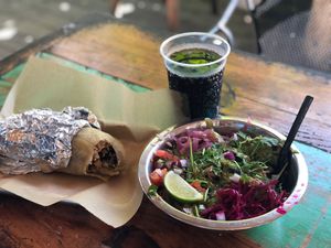 Burritos or bowls at Poppo's Taqueria in Anna Maria