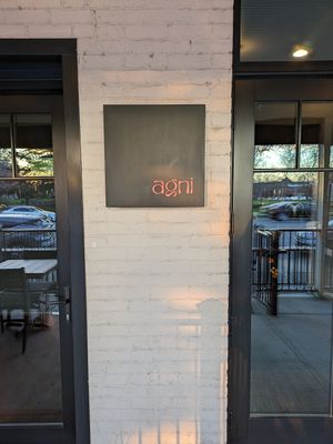 Entrance at Agni in Columbus