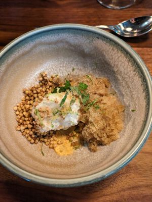 Dessert - rice pudding and butterscotch at Agni in Columbus