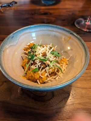 Pasta with vodka sauce at Agni in Columbus