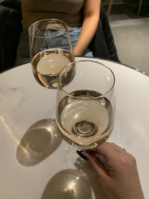 Vegan rosé wine   at Market House in Cambridge