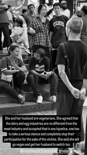   at Anonymous for the Voiceless  in Kuala Lumpur