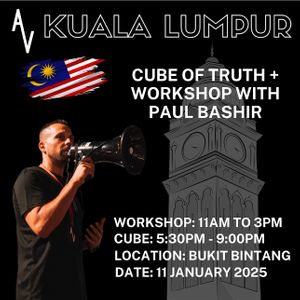 AV’s Co-founder joins us on the 11th of January. DM to join.   at Anonymous for the Voiceless  in Kuala Lumpur