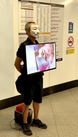   at Anonymous for the Voiceless  in Kuala Lumpur