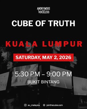 When we recognise injustice, silence is no longer neutral.

We stand in the streets to expose the truth, change hearts, and grow more activists for the animals.  at Anonymous for the Voiceless  in Kuala Lumpur