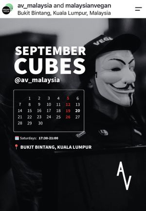   at Anonymous for the Voiceless  in Kuala Lumpur