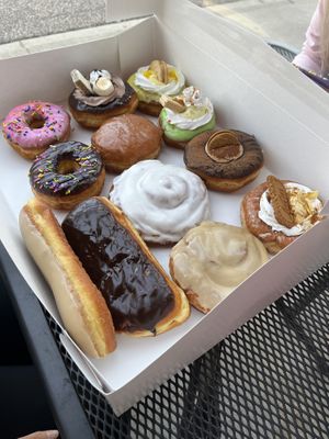 They were all great! Special shout out to the key lime, lemon, and banana cream ones. Delicious !  at UFFDA Donuts in Maple Grove