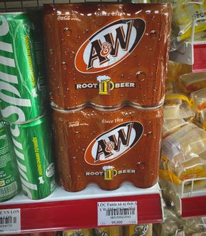 American Root Beer  at K+ Mark Phu Quoc Supermarket in Phu Quoc