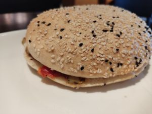 Falafel flatbread at DUS - Starbucks - TB in Dusseldorf