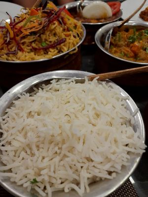Rice at Chandni Chowk Indian Restaurant in Ho Chi Minh City