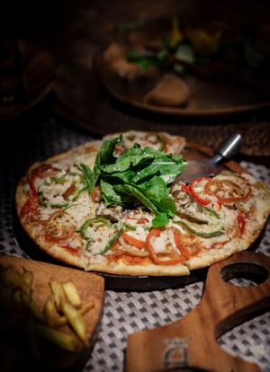 Delicious vegan pizza options at Ambassador In Paradise Resort in Boracay