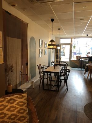 Inside   at Margit Café in Helsingborg