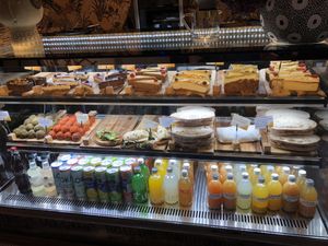 At cashier   at Margit Café in Helsingborg