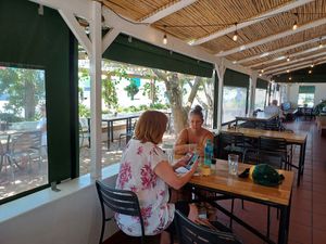 Outside seating at Ou Meul - Stanford in Stanford