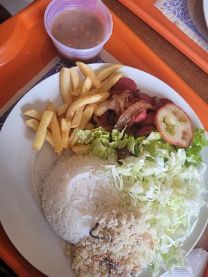 Prato de calabresa acebolada vegana at Grill House Gonzaga in Sao Paulo