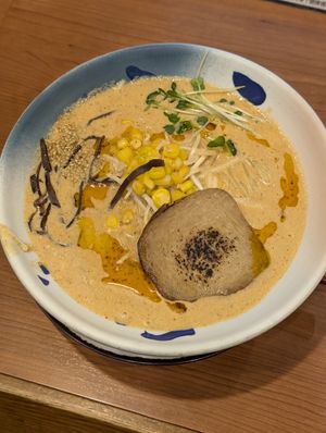 vegan charsiu ramen at Ramen Kiou Morinomiya in Osaka