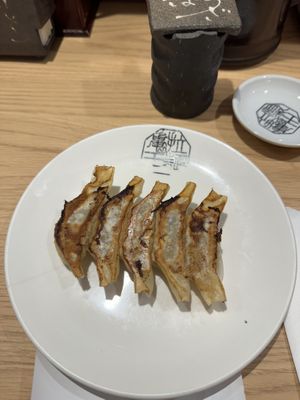 Gyoza 🥟 .  at Ramen Kiou - JR Shin-Osaka Station in Osaka