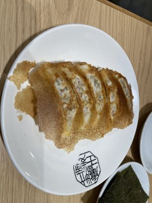 Vegan gyozaa  at Ramen Kiou - JR Shin-Osaka Station in Osaka