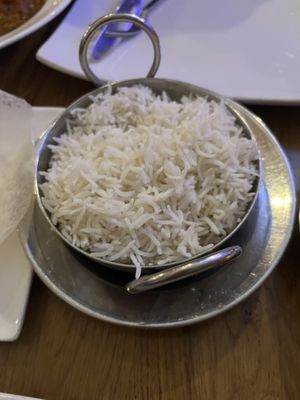 Boiled rice   at Travancore in Aberdeen