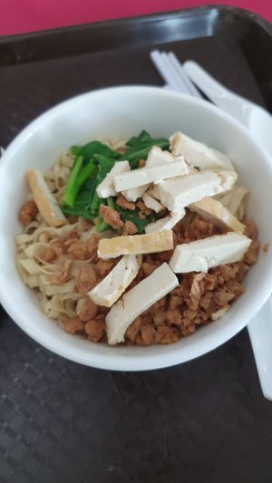 Kolo Mee Pok for 4RM at Gandhara Vegetarian Restaurant in Kuching