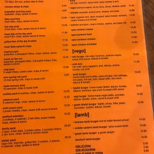 Menu 4 at Fishtales Cafe in Warrnambool