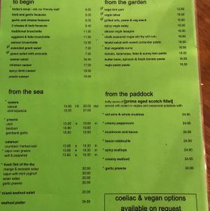 Menu 6 at Fishtales Cafe in Warrnambool