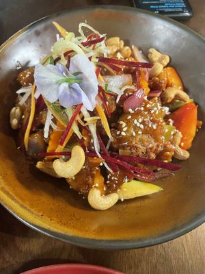 “Chicken" sweet and sour  at Khu Khu CBD in Auckland