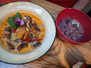 Beef up massaman curry at Khu Khu CBD in Auckland