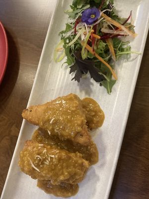 Double crispy satay tofu  at Khu Khu CBD in Auckland